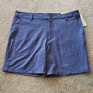 All in Motion Men's Golf Shorts Navy Blue Size 30 7"